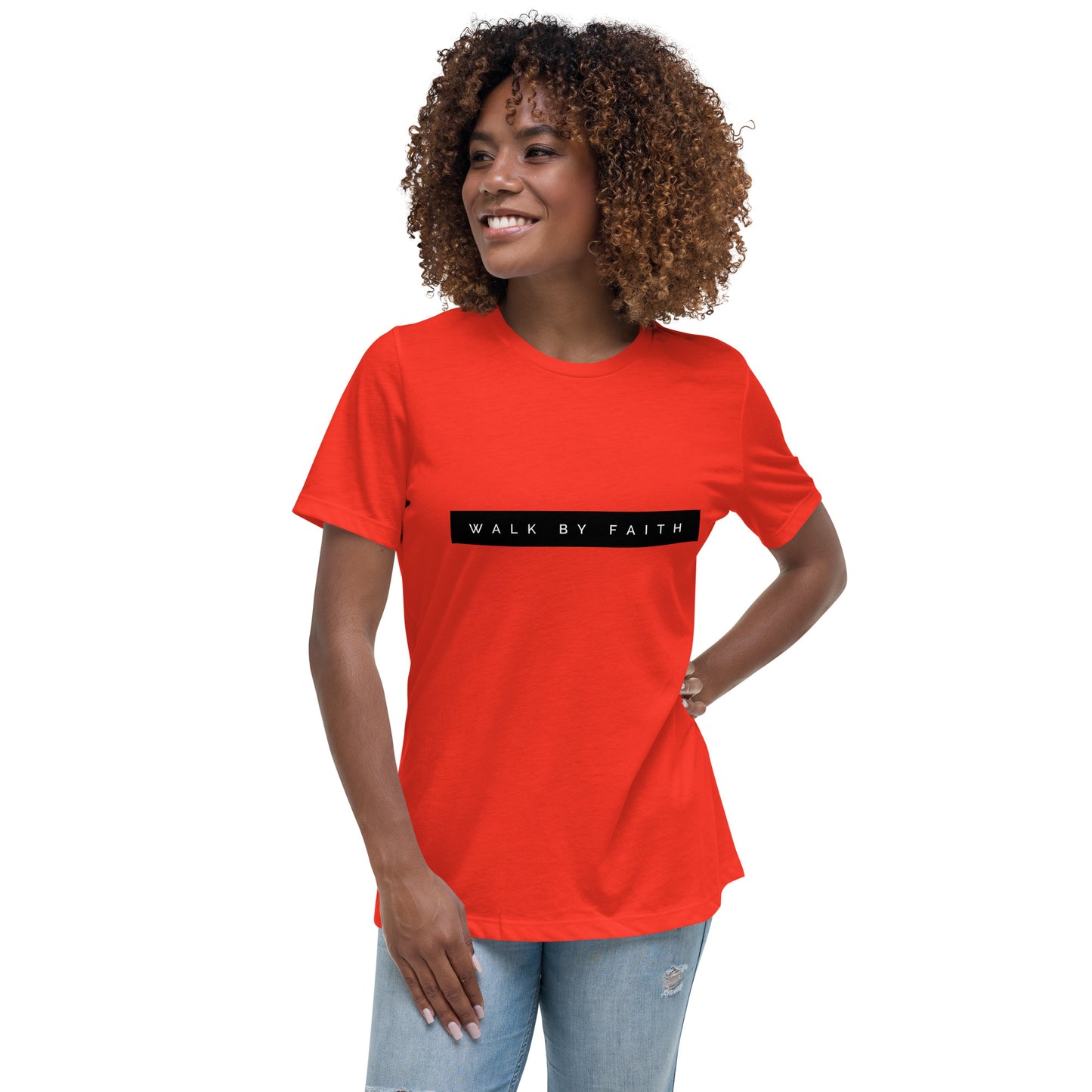 Walk By Faith Women's Relaxed T-Shirt