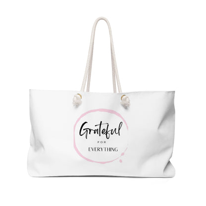 Grateful for Everything Weekender Bag