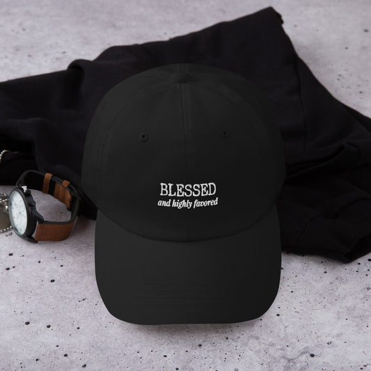 Women Blessed and Highly Favored Dad Hat