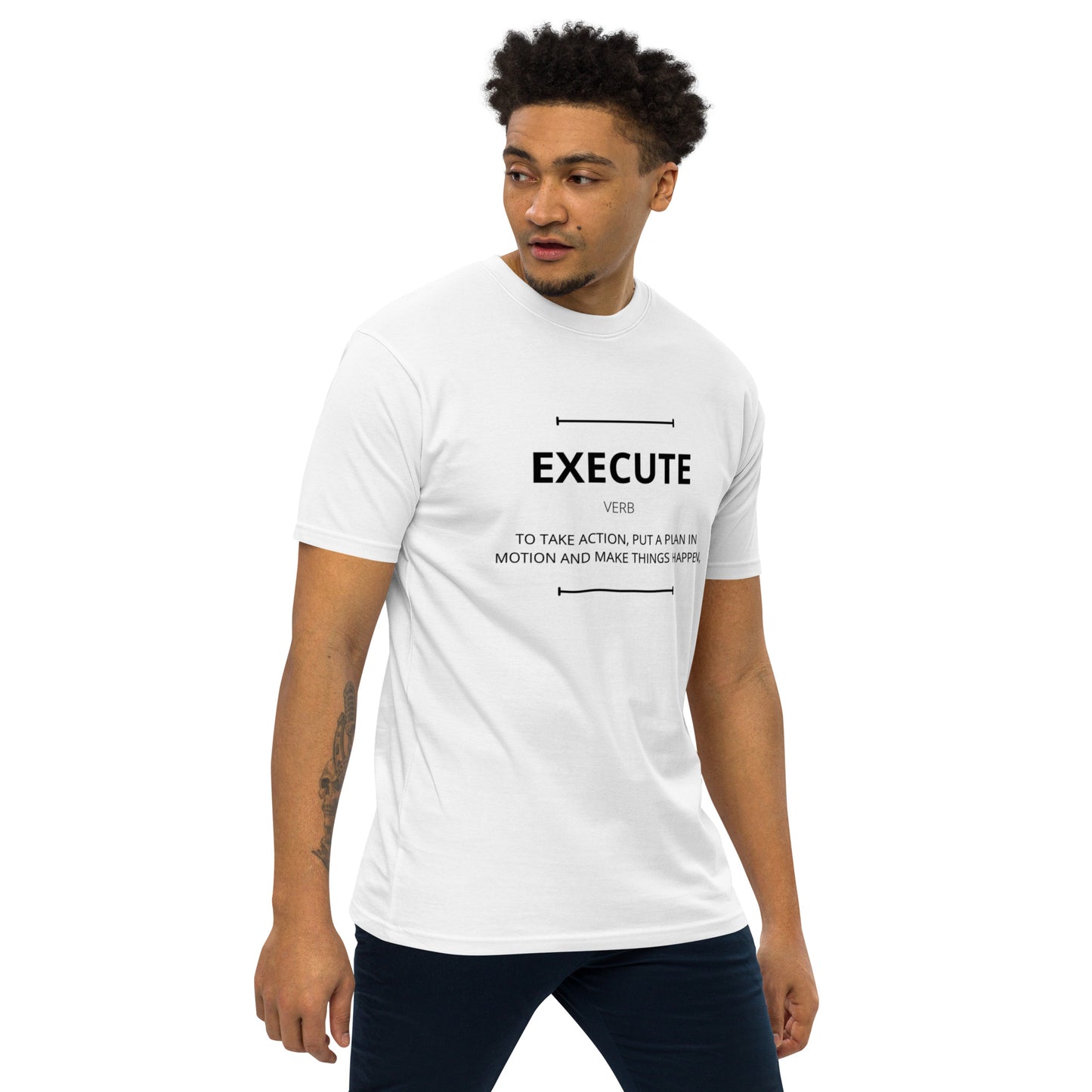 EXECUTE Men’s Premium Heavyweight T-shirt