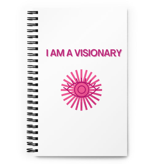 I Am A Visionary Spiral notebook