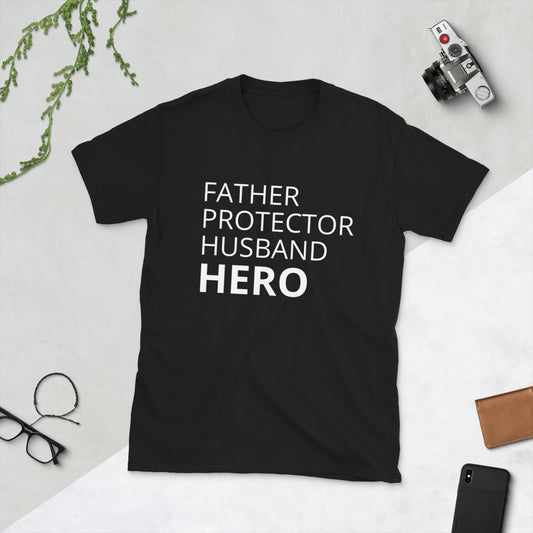 Father Protector Husband Hero Short-Sleeve T-Shirt