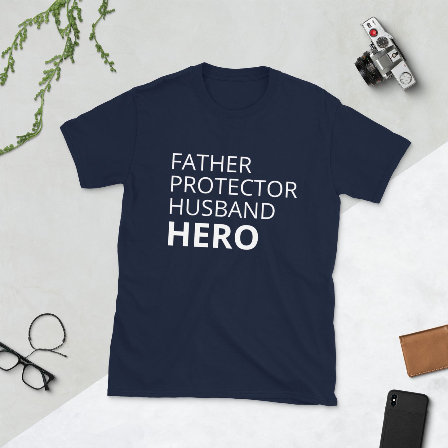 Father Protector Husband Hero Short-Sleeve T-Shirt