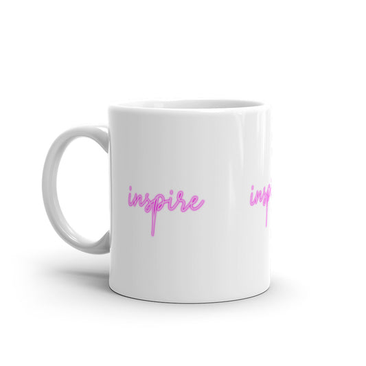 Inspire White glossy mug