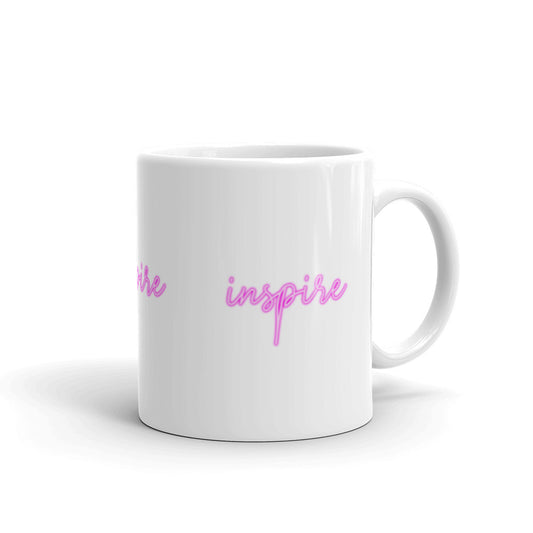 Inspire White glossy mug