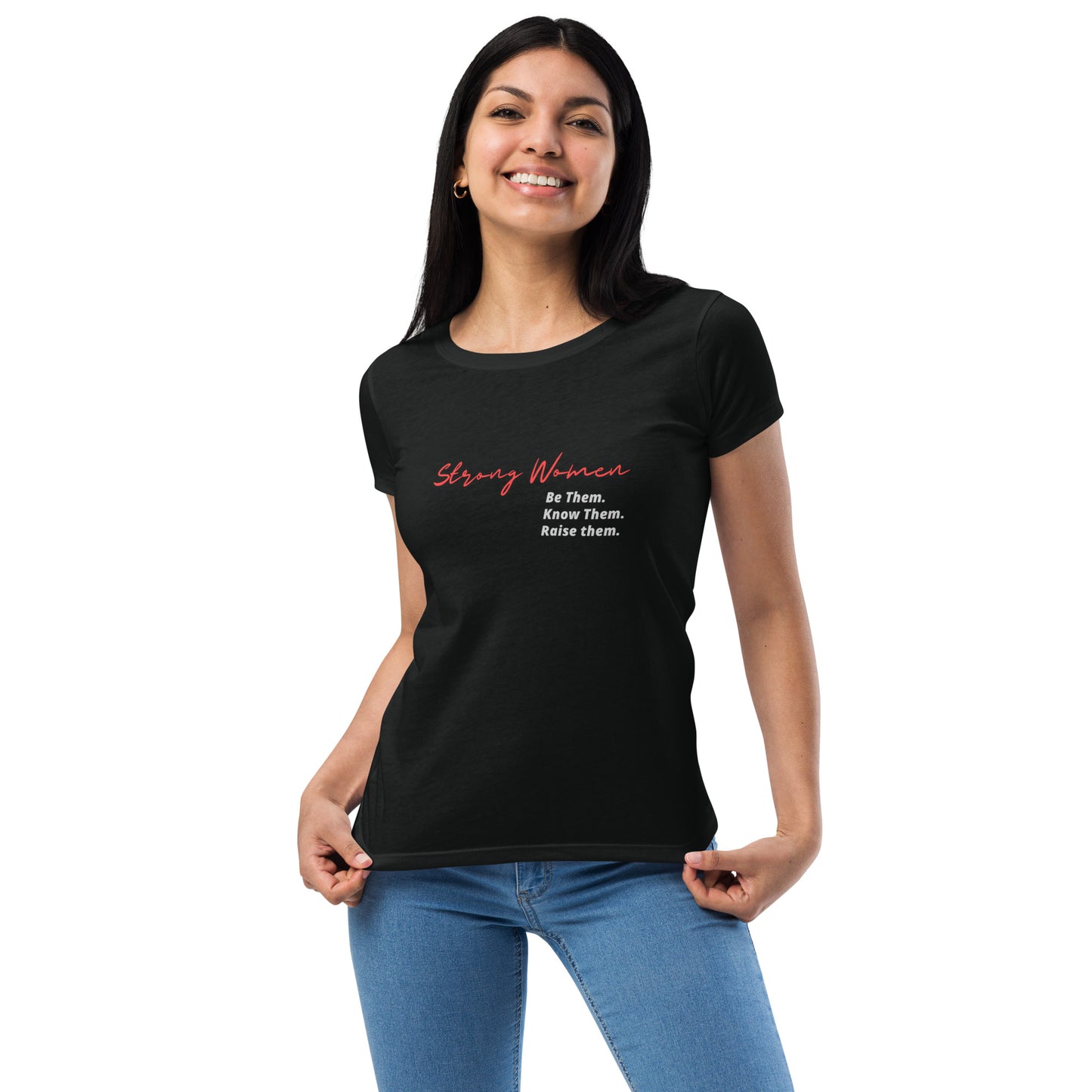 Strong Women’s fitted t-shirt